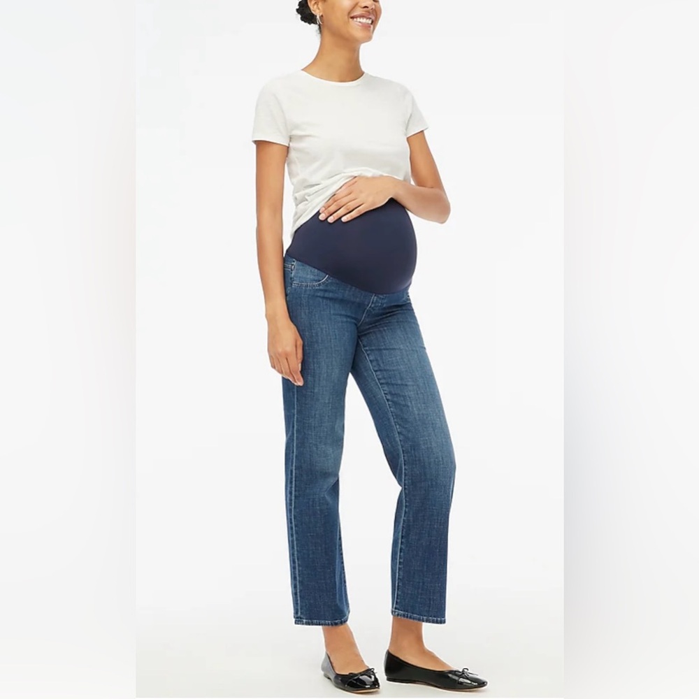 J. Crew Factory Maternity wide leg jeans 28